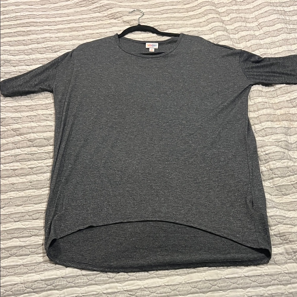 LulaRoe Gray Irma Tunic